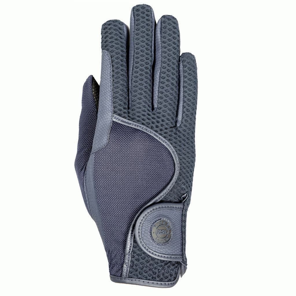 LONDON Reithandschuhe aus Serino u. Mesh-Material