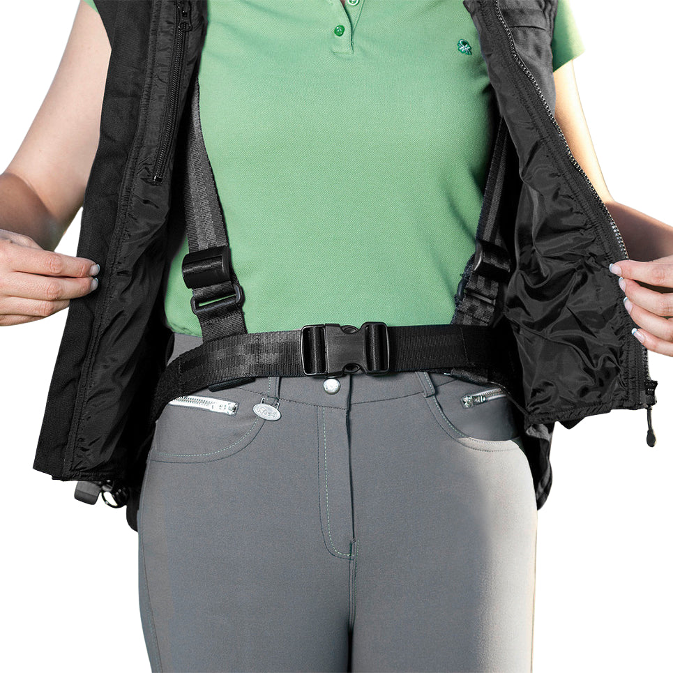 USG Equi Airbag-Protektor-Weste, schwarz