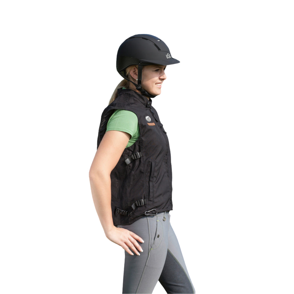 USG Equi Airbag-Protektor-Weste, schwarz